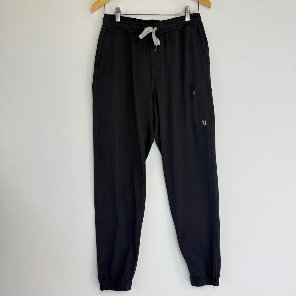 Vuori Sunday Performance Jogger Mens Small Black V4049 Slim Fit Athletic Pants